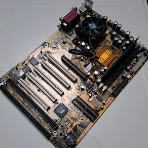 Vintage Procomp BVD2A PGA370 Tualatin VIA694X Apollo Pro 133A + Celeron 600Mhz - Photo 1/13