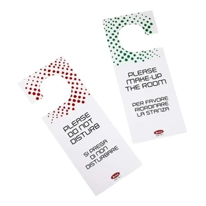 Hotel Türanhänger Karte nicht stören Karton 20 Stück - B&B mehrsprachig - Bild 1 von 2