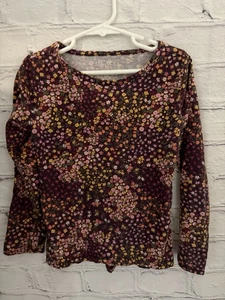 The Children's Place Multicolored Floral  Round Neck Top Girl's S(5/6) - Picture 1 of 6
