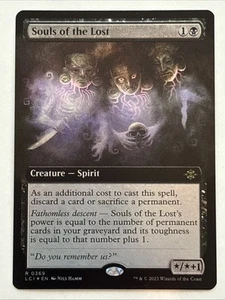 Lámina de arte extendida Magic The Lost Caverns of Ixalan Souls of the Lost 0369 casi nueva rara - Imagen 1 de 2