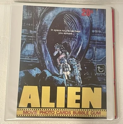 ALIEN Trading Card Complete Set of 84 Cards Topps 1979 W/ Stickers & Wax Wrapper - Image 1 of 4