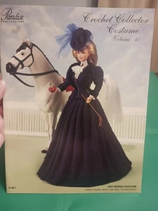 CROCHET COLLECTOR 1997 COSTUME 1894 Riding Costume Volume 40 Vintage - Picture 1 of 13