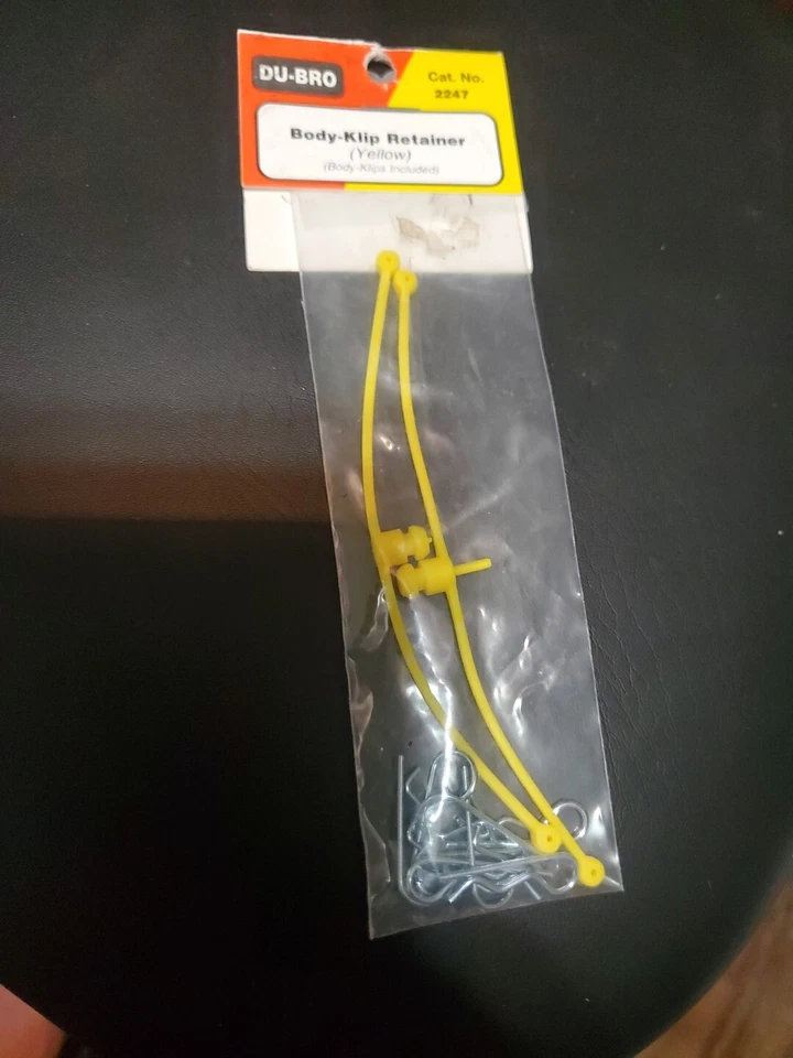 DU-BRO Body Klip Retainers Yellow (2) DUB2247 - Image 1 of 1