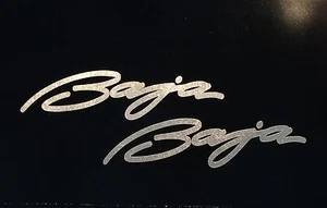 2 - Baja Brushed Aluminum Marine Vinyl TWO - 20 inch long - Picture 1 of 2