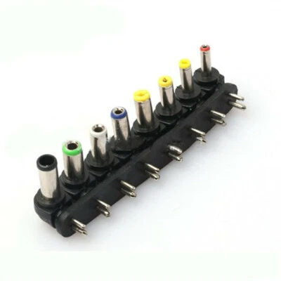 8 Universal Tool AC DC Adapter Charger Supply Power Tips For PC Laptop Notebook - Image 1 of 4