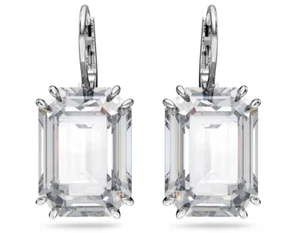 Swarovski 5636569 Orecchini pendenti Millenia Taglio ottagonale Bianchi P. Rodio - Foto 1 di 5