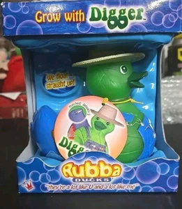 Rubba Duck Digger Gardening Rare Upright & No Retaining Water NIB  - Picture 1 of 2