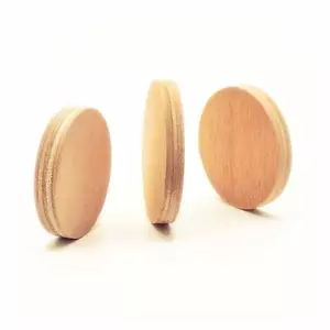 Holzscheibe Rund Buche Holz Scheibe Sperrholz Zuschnitt - Größe frei wählbar - Bild 1 von 3