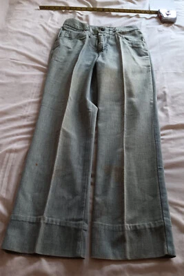 ВИНТАЖНЫЙ 1974 SEARS JR БАЗАР ЖЕНЩИН SZ 9? СРЕДНИЙ ДЖИНСОВОЙ ТКАНИ ДЖИНСЫ ФЕРМА ЯБЛОНИ GD - Изображение 1 из 4