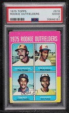 1975 Topps Outfielders Dave Augustine Pepe Mangual Jim Rice PSA 2 Rookie RC HOF