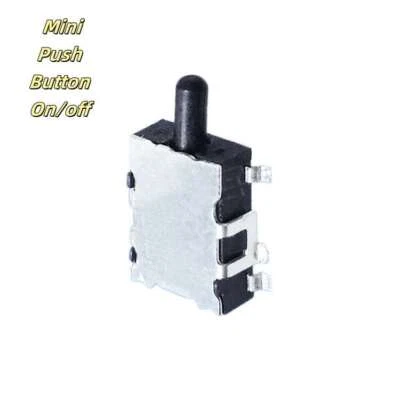 Mini Push Button On/off HD-11 Black Detection Tact Switch SMD 4*5.6mm Silent - Image 1 of 4
