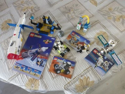 Vintage space system LEGO 6452 6454 6458 6463  100% COMPLETS+ NOTICES - Photo 1/4