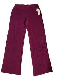 Secret Treasures Size S (4-6) Knit Sleep Pants Pull On Magenta Women's - Picture 1 of 6