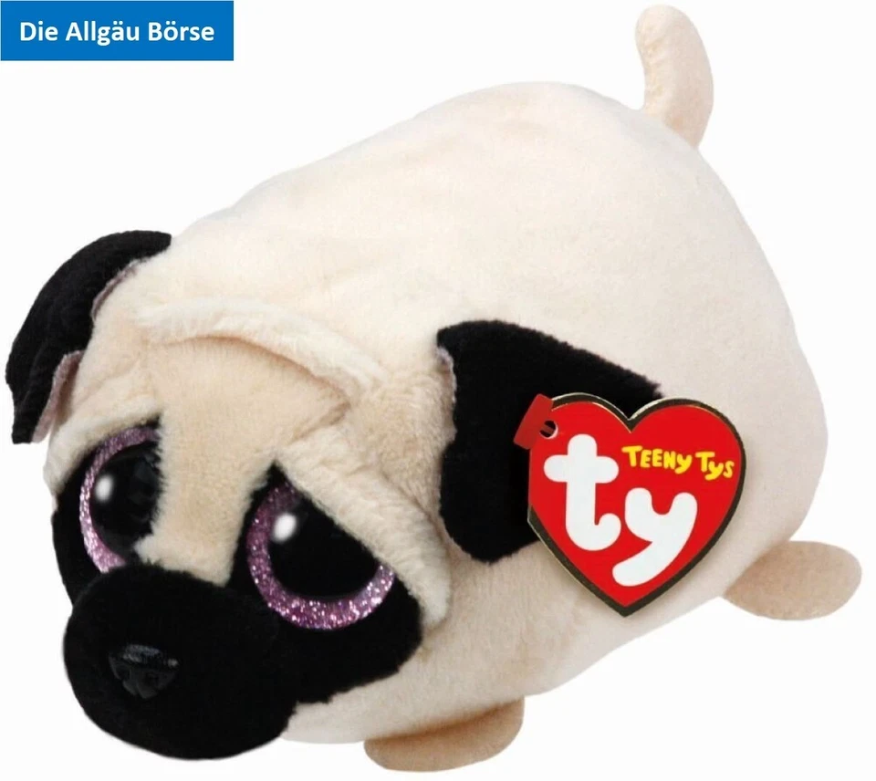 Ty 42161 Teeny Tys Mops Candy Kuscheltier Plüsch Hund Neu - Bild 1 von 1