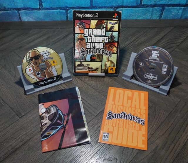 GTA San Andreas PlayStation 2 PS2 Edição de Colecionador - DVD Autorado de  ALTA QUALIDADE *PROMOÇÃO* - Escorrega o Preço