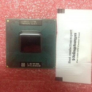 Processeurs processeur double cœur Intel Core 2 Duo T7700 SLAF7 SLA43 800 MHz 2,4/ghz 4 Mo - Photo 1/2