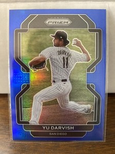 Yu Darvish 2022 Prizm Tier II Base Blue #180 - Padres
