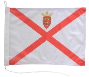 Großbritannien Jersey Bootsfahne Bootfahne Fahnen Flaggen fürs Boot 30x40cm - Picture 1 of 1
