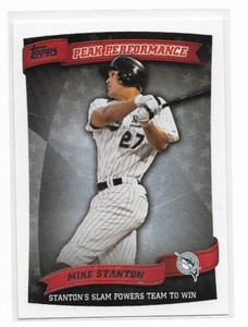 2010 Topps PEAK PERFORMANCE Pick-A-Insert Stanton Votto Kaline Seaver Berra +++