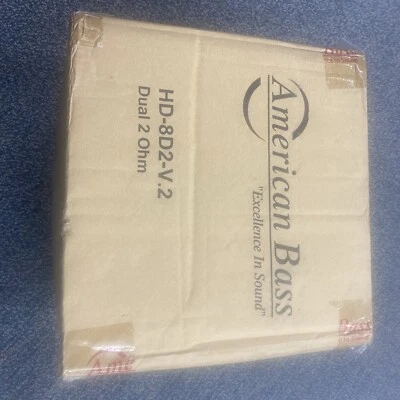 American Bass HD-8D2 8" Competition Subwoofer 800W Max Dual 2 Ohm Car Audio Sub - Image 1 of 2