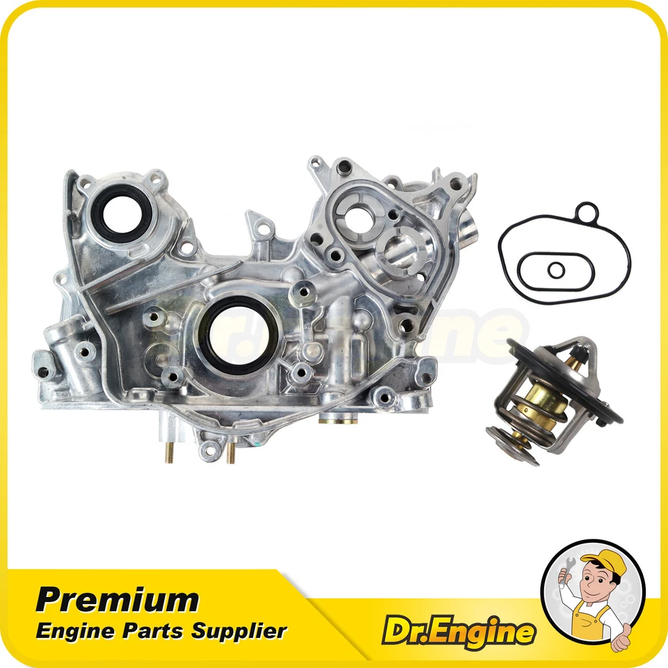 Oil Pump w/ Thermostat Housing Assembly Fit 92-96 Honda Prelude 2.3L DOHC - Image 1 of 4