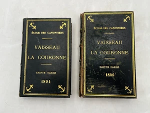 Manuel du Marin-Canonnier / Les Vaisseau de la Couronne. 2 Vols. 1894-1896 - Foto 1 di 7