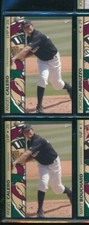 Lot (2) 2008 Multi-Ad #12 Angel Calero Savannah Sand Gnats (CA56) SWSW6 