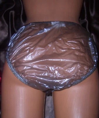 Gummi Höschen Windelhose Gr. XL grau Schlüpfer Panty PVC Slip Panty NEU (as32) - Bild 1 von 4
