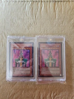 "Authentic Yu-Gi-Oh Card Singles" "Jinzo" "Secret Rare PSV-000" Magnet Case  - Image 1 of 4