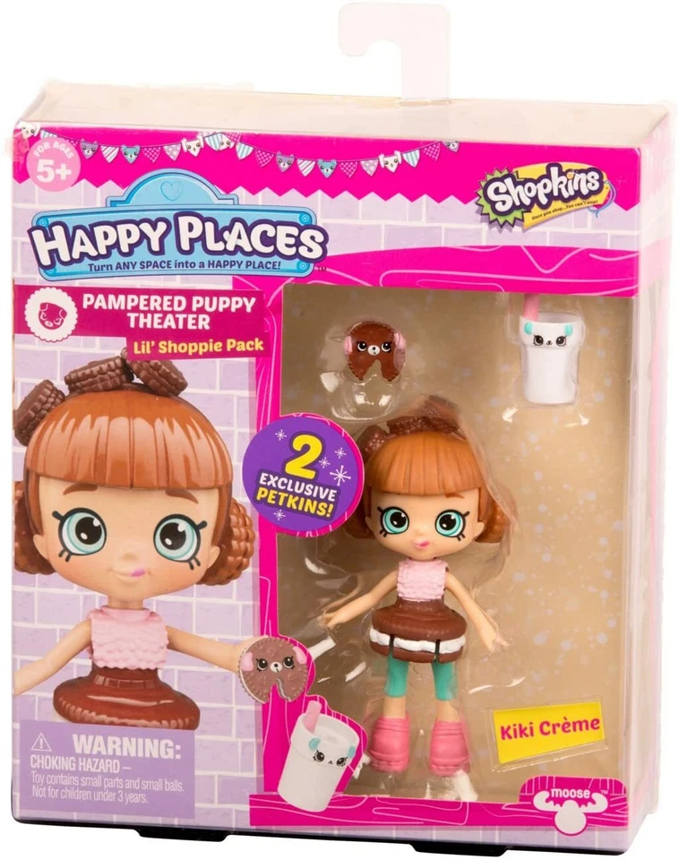 License 2 Play 56495 Shopkins Happy Places Pampered Puppy Theatre Kiki Crème