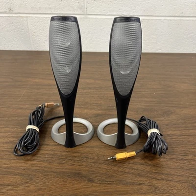 Harman Kardon HK695-01 Computer Satellite Speaker Pair Only No Subwoofer Tested - Image 1 of 3