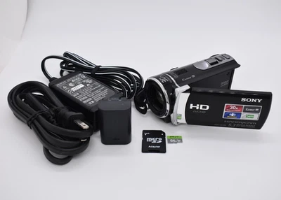 Sony Handycam HDR-CX190 Black Digital Video Camcorder 30x Zoom 5.3MP - Bundle - Image 1 of 4