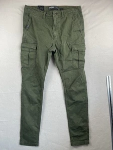 Superdry Pantalones Cargo Hombre W30 Verde Utility Pantalones de Combate Military Field 30x32 - Imagen 1 de 12