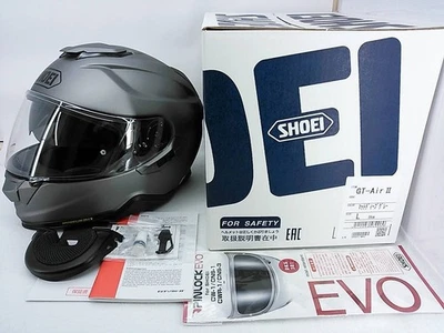 SHOEI GT-Air II Matte Deep Grey L 59cm Full Face Helmet Box & Bag Free Shipping Foto 1 de 4