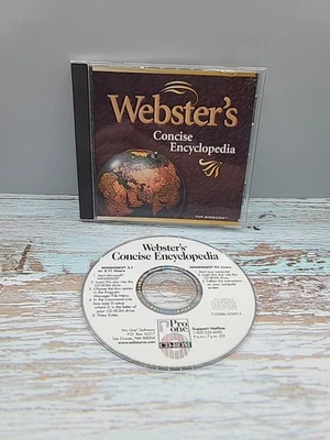 Webster's Concise Encyclopedia PC CD-ROM 1996 Windows 95/3.1 - Image 1 of 4