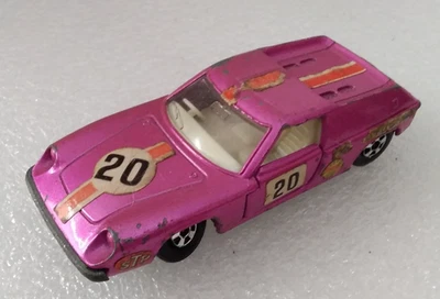 Vintage Matchbox Series No 5 Lotus Europa 1969 Purple Diecast Model Unboxed - Image 1 of 4