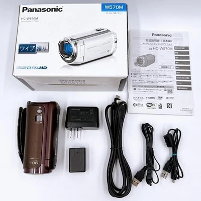 Panasonic HC-W570M Brown Digital Hi-Vision Camcorder 32GB w/Box - Image 1 of 4