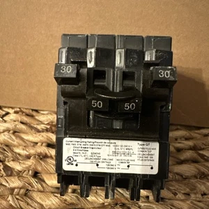Siemens Q23050CT2 One 30Amp One 50 Amp Double Pole Quadplex Circuit Breaker - Picture 1 of 7