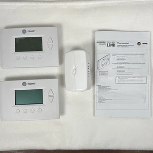 2 Schlage Link Trane Thermostats TZ45 Programmable Nexia Energy Control w/manual - Picture 1 of 6