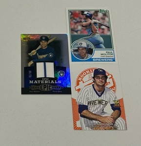 Paul Molitor Brewers Epic Jersey W/Pinstripe/ 99- Topps- Stars /399 (3) Card Lot - Picture 1 of 2