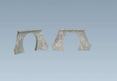 Faller 120561 HO Scale Tunnel Portals - 1 Track pkg(2) - Image 1 of 1