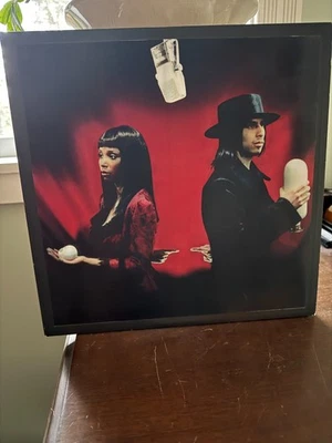 The White Stripes Get Behind Me Satan (TMR-300) 2xLP RED WHITE Hologram RSD 2015 - Image 1 of 4