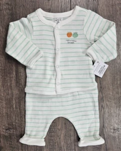 Baby Girl Boy Clothes New Carter's Newborn 2pc Naturally Sweet Outfit - Picture 1 of 3