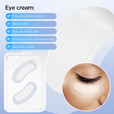 Гиалуроновая кислота микроиглы глазные пластыри для мешков под глазами темные круги морщины - Изображение 1 из 4