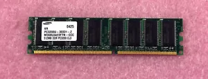 1 X 512MB SAMSUNG PC-3200 DDR-400 NON-ECC MEMORY RAM M368L6423FTN-CCC - Picture 1 of 2