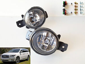 For 2013 Infiniti JX35 Sport Clear Bumper Fog Driving Light with Bulb Left Right