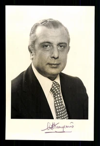 Spyros Kyprianou 1932-2002 Presidente Chipre 1977-88 Firmado + G 42278 - Imagen 1 de 2