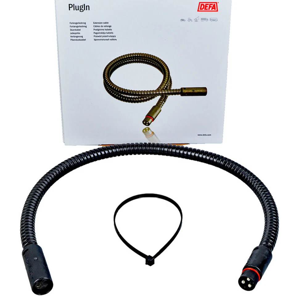 DEFA 460802 Verbindungskabel Innen Schwarz 0,5m 230V - Bild 1 von 1