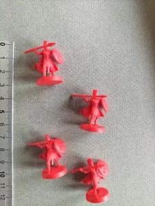 4 TROUPES ROUGE MINIATURE/ CYCLADES LEGENDARY EDITION M830 - Imagen 1 de 1