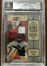 2003-04 BAP Ultimate 1/1 Jersey # 30/50 **RARE** Martin Brodeur Roberto Luongo 